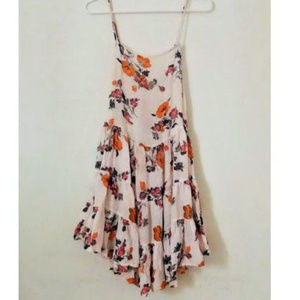 Free People Intimates Floral Cami Tunic Dress Top